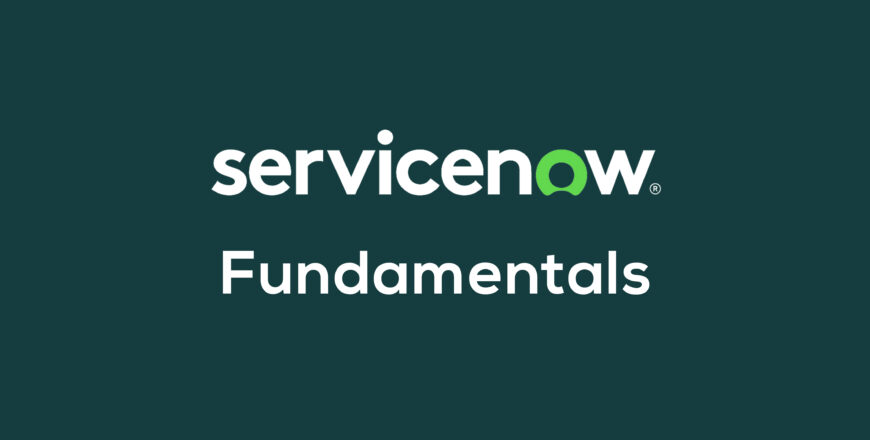 ServiceNow_Fundamentals